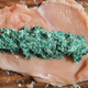 Chicken Kiev, raw, with filling in center of chicken breast
